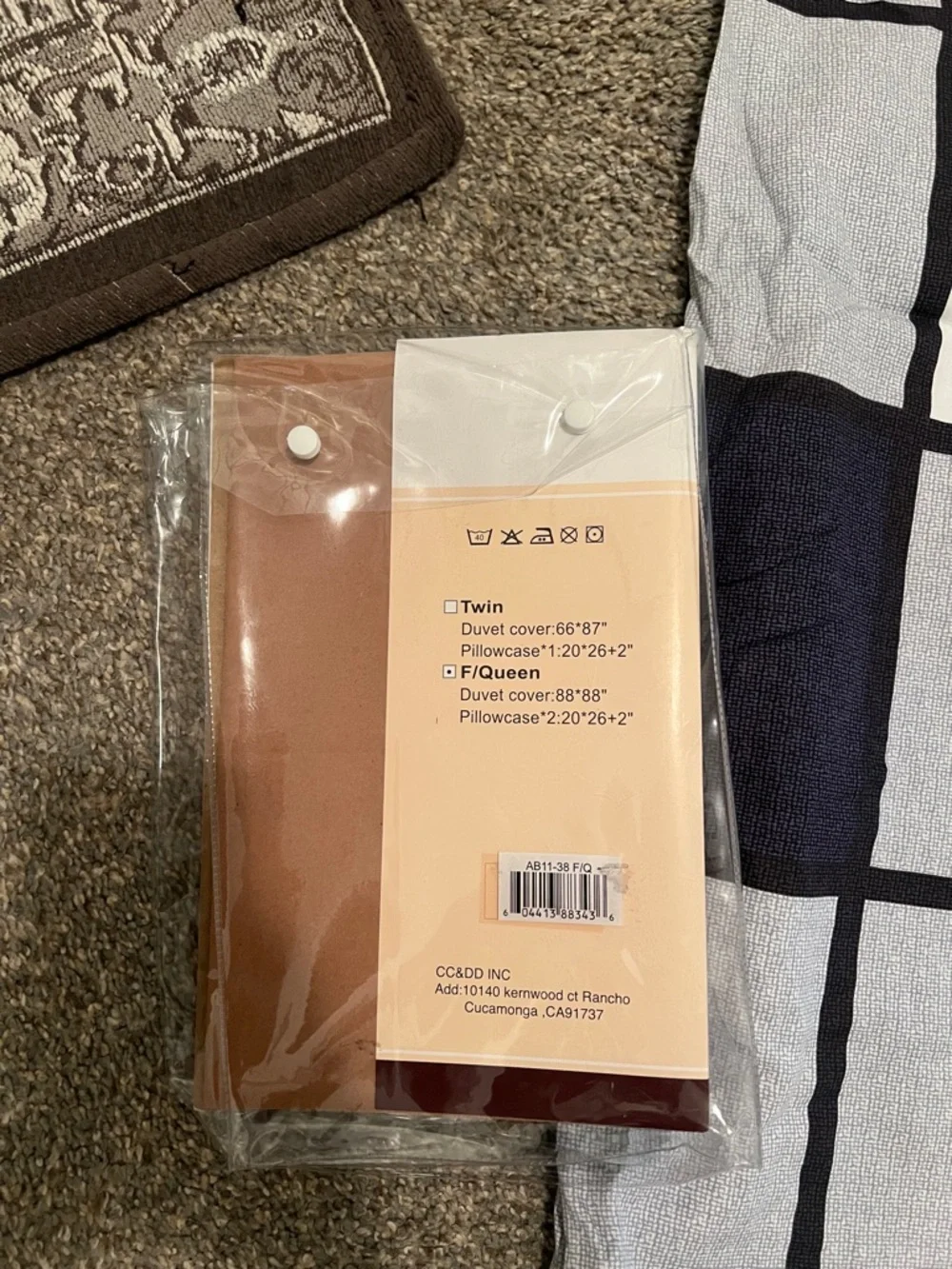 Full/Queen duvet cover